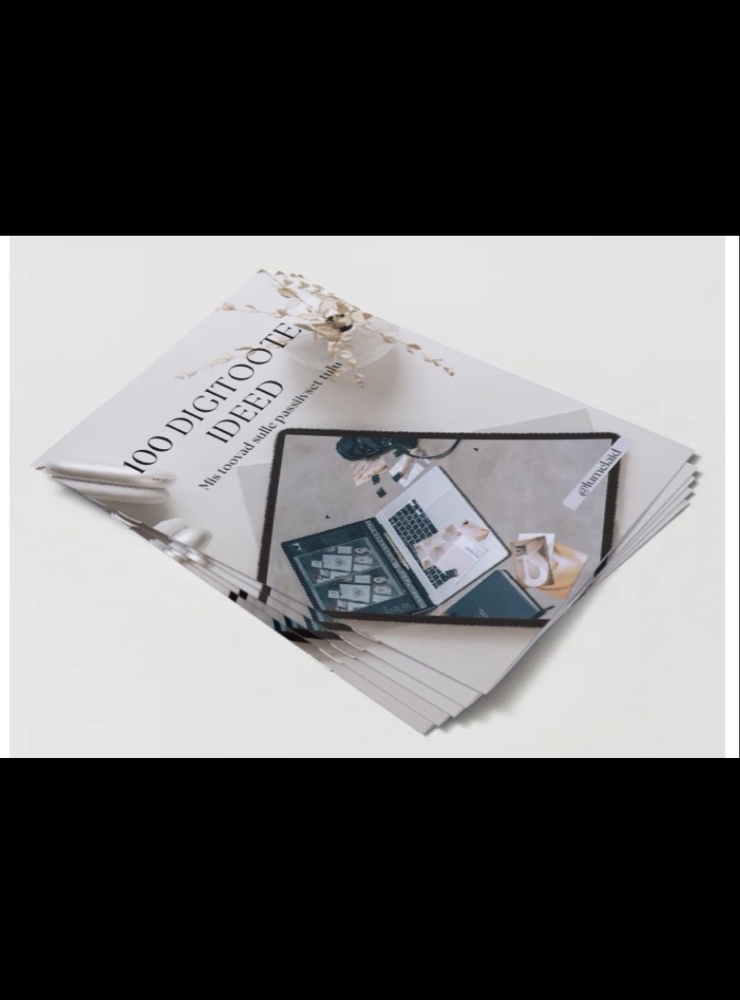 Sul on oskus, sul on arvuti, aga sul puudub IDEE?